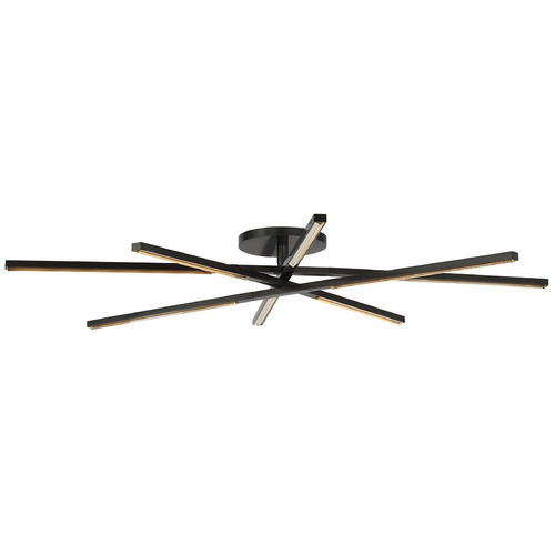 Cityscape Grande LED Flush Mount in Bronze by Visual Comfort Modern