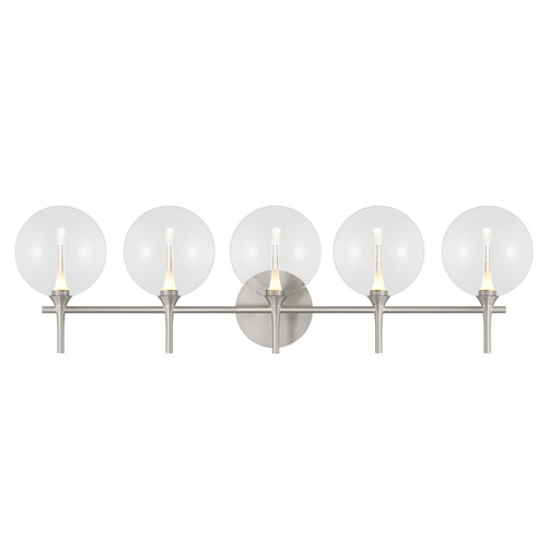 Lissa 5-Light LED Vanity Light in Satin Nickel by Eurofase Lighting