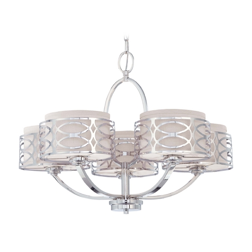 Nuvo Lighting Modern Chandeliers in Polished Nickel by Nuvo Lighting 60/4625