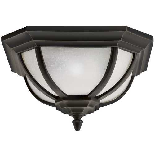 Salisbury 13.50-Inch Bronze Outdoor Flush Mount by Kichler Lighting