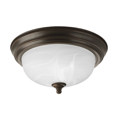 Progress Lighting 11.38-Inch Flush Mount in Antique Bronze by Progress Lighting P3924-20