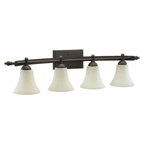 Quorum Lighting Aspen Oiled Bronze Bathroom Light by Quorum Lighting 5077-4-86