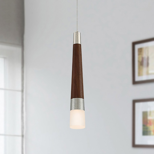 Padron LED Mini Pendant in Dark Walnut by Modern Forms