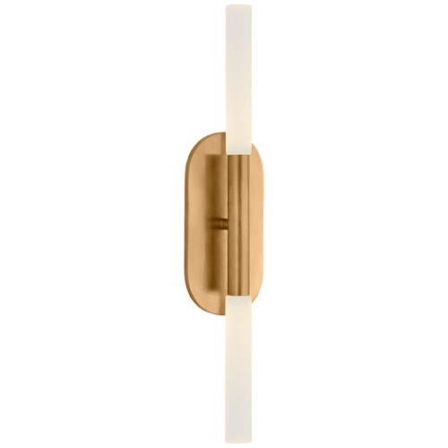 Visual Comfort Signature Collection Kelly Wearstler Rousseau Bath Light in Brass by Visual Comfort Signature KW2282ABEC
