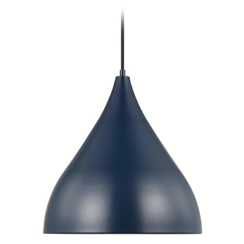 Visual Comfort Studio Collection Visual Comfort Studio Collection Oden Navy Pendant Light with Bowl / Dome Shade 6645301-127