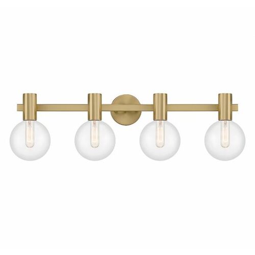 Savoy House Wright 34-Inch Bath Light in Warm Brass by Savoy House 8-3076-4-322