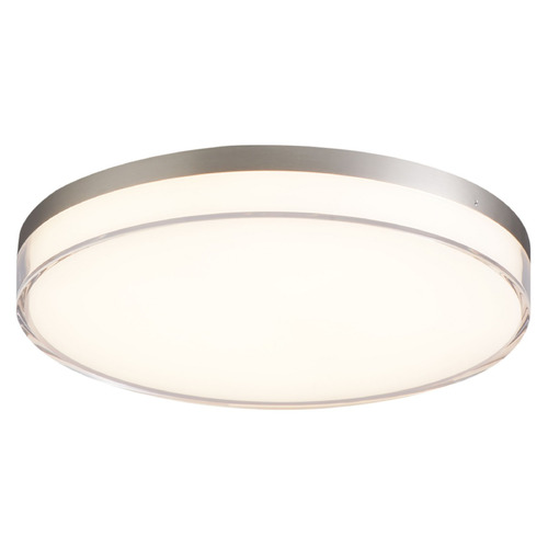 LED Flush Mounts Brushed Nickel LED Flush Mount by Minka Lavery
