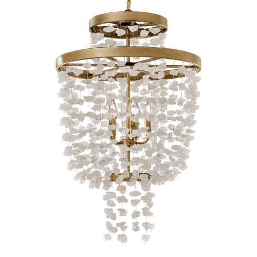 Stonybrook 5-Light Pendant in Harvest Gold by Metropolitan Lighting