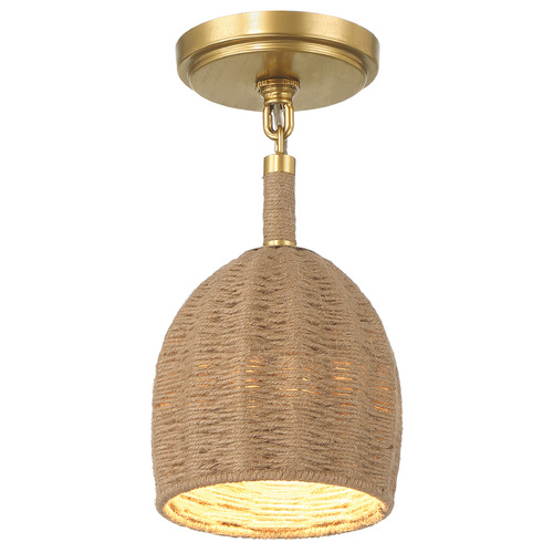 Crystorama Lighting Jace Soft Gold LED Semi-Flushmount Light
