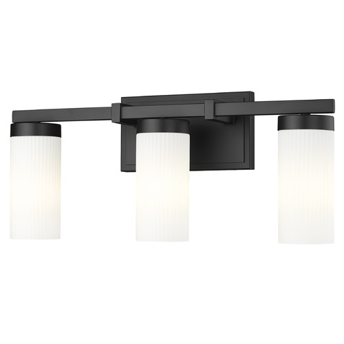 Z-Lite Z-Lite Danica Matte Black Bathroom Light 3044-3V-MB