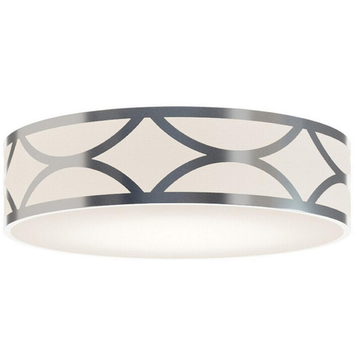 Afx Lighting Lake Painted Nickel LED Flushmount Light