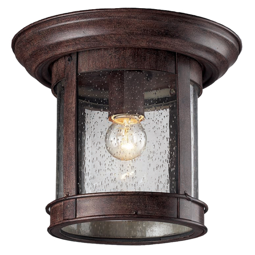 Z-Lite Outdoor Flush Mount in Weathered Bronze by Z-Lite 515F-WB