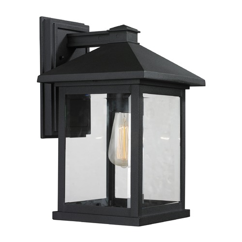 Portland Black Outdoor Wall Light by Z-Lite