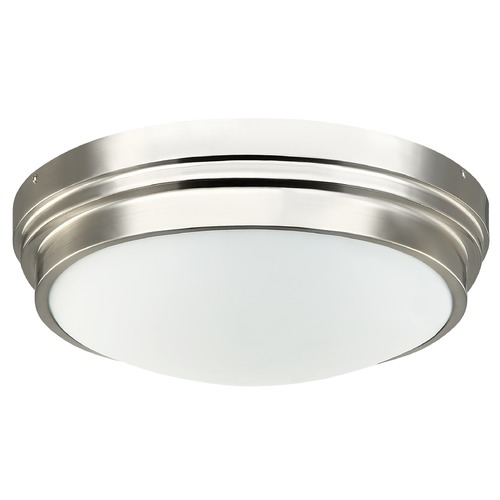 Fresh Colonial Brushed Nickel Flush Mount by Matteo Lighting