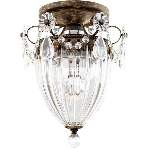 Bagatelle Heirloom Bronze Semi-Flush Mount Light by Schonbek Lighting