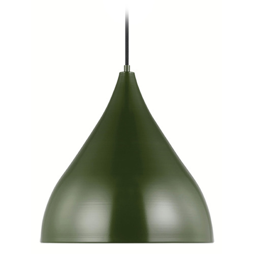Visual Comfort Studio Collection Oden Olive Pendant Light with Bowl / Dome Shade