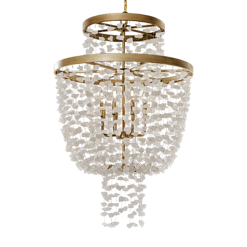 Stonybrook 8-Light Pendant in Harvest Gold by Metropolitan Lighting