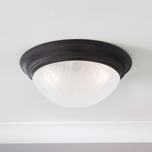 16-Inch Bronze Flushmount Ceiling Light