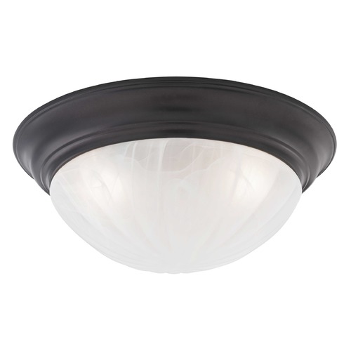 Design Classics Lighting 16-Inch Bronze Flushmount Ceiling Light 563-30
