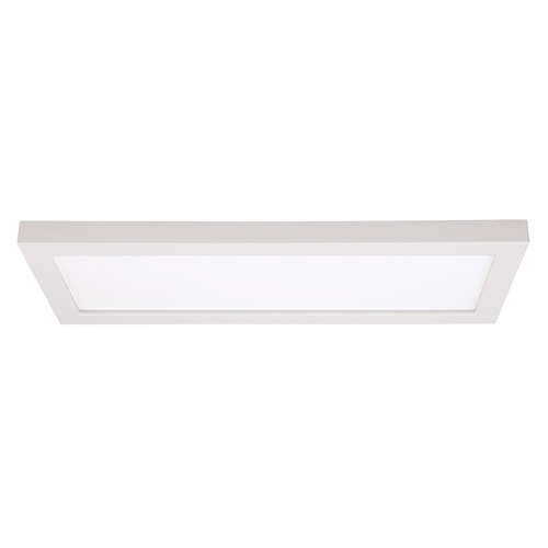 Satco Lighting 5x18 Rectangle White LED Surface Mount Light 16W 3000K 820LM by Satco Lighting S9368