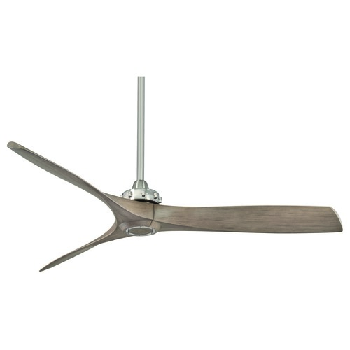 Minka Aire Aviation 60-Inch Fan in Brushed Nickel with Ash Maple Blades F853-BN/AMP