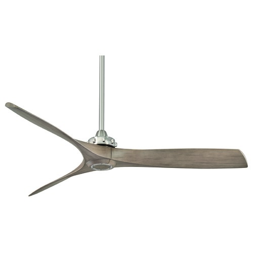 Minka Aire Aviation 60-Inch Fan in Brushed Nickel by Minka Aire F853-BN/AMP