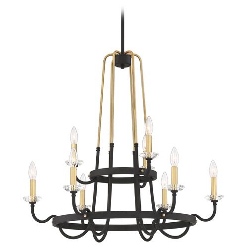 Quoizel Lighting Tanner Western Bronze 9-Light Chandelier Quoizel Lighting TAN5031WT