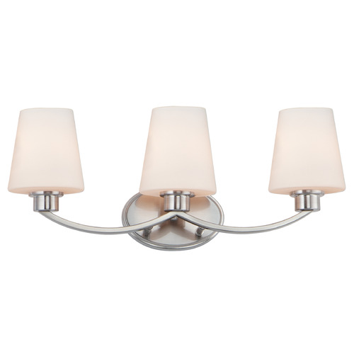 Maxim Lighting Shelter Satin Nickel Bathroom Light
