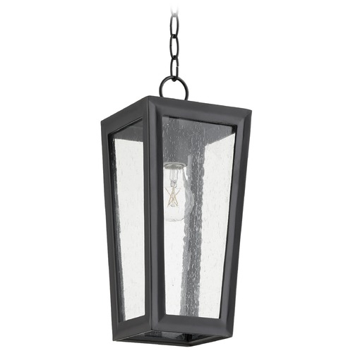 Bravo Noir Outdoor Hanging Light by Quorum Lighting