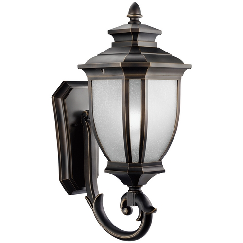 Salisbury 24.25-Inch Outdoor Wall Light in Rubbed Bronze by Kichler Lighting