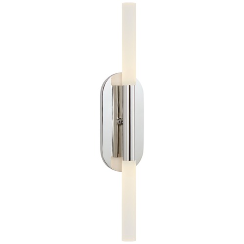 Visual Comfort Signature Collection Kelly Wearstler Rousseau Bath Light in Nickel by Visual Comfort Signature KW2282PNEC