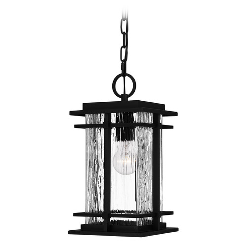 McAlister Mini Pendant in Earth Black by Quoizel Lighting