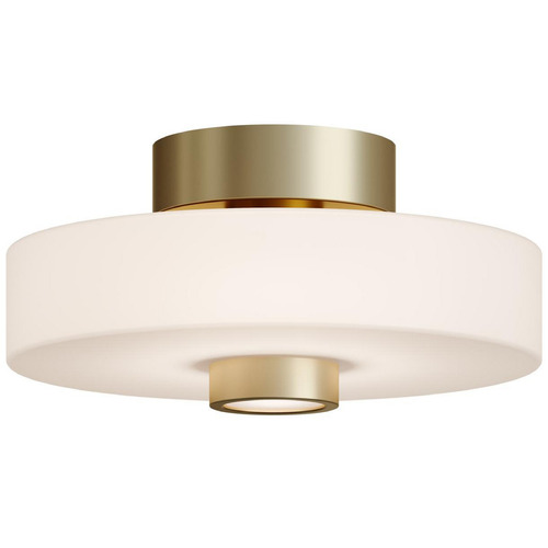 AFX Lighting Afx Lighting Sydney Light Antique Brass LED Semi-Flushmount Light SYDC13LAJUDLB