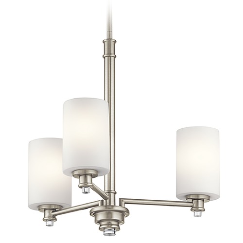 Joelson 20-Inch Brushed Nickel Chandelier by Kichler Lighting
