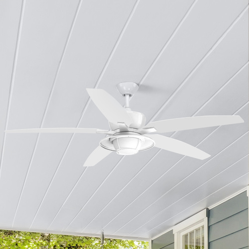 Montague White LED Ceiling Fan by Progress Lighting