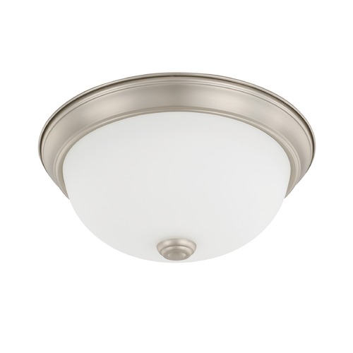 HomePlace by Capital Lighting HomePlace Lighting Ceiling Matte Nickel Flushmount Light 214721MN