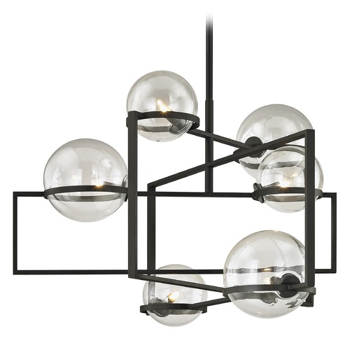 Troy Lighting Elliot Textured Black Pendant by Troy Lighting F6226