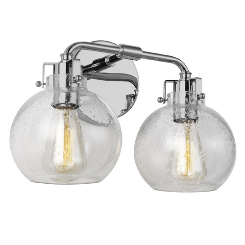 Clara Chrome Bathroom Light by Visual Comfort Studio