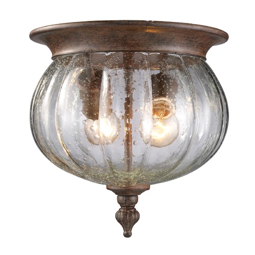Z-Lite Z-Lite Belmont Weathered Bronze Close To Ceiling Light 516F-WB