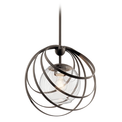 Kerti 13.75-Inch Olde Bronze Pendant by Kichler Lighting
