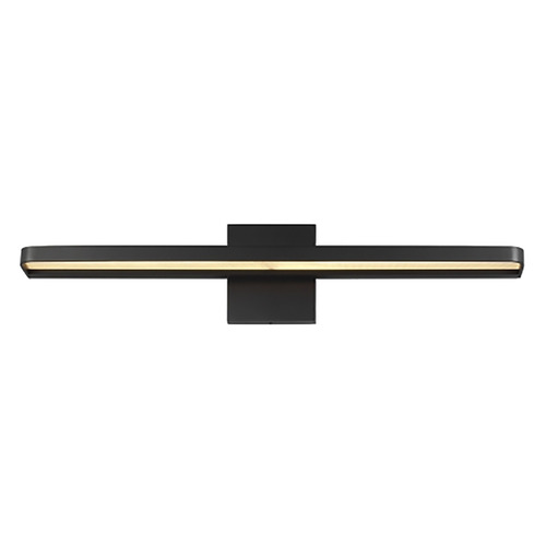 Banda 24-Inch LED Bath Light in Matte Black by Visual Comfort Modern