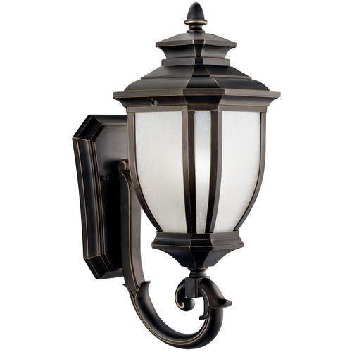 Kichler Lighting Salisbury 19.25-Inch Outdoor Wall Light in Rubbed Bronze by Kichler Lighting 9041RZ