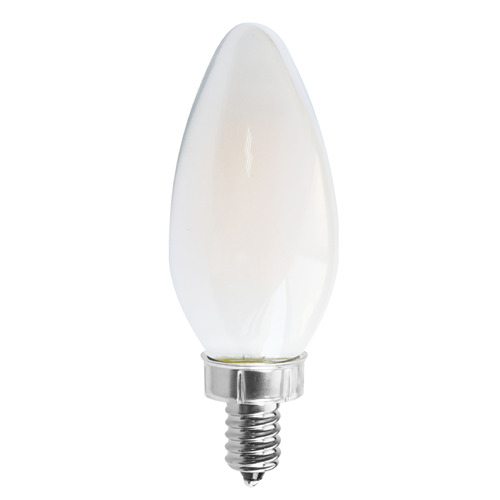 Satco Lighting 8W C11 E12 Base Frosted LED Light Bulb in 2700K by Satco Lighting S11384