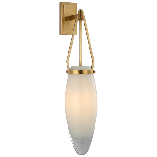 Visual Comfort Signature Collection Chapman & Myers Myla Sconce in Antique Brass by Visual Comfort Signature CHD2420ABWG