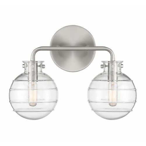 Savoy House Mason 13.50-Inch Bath Light in Satin Nickel by Savoy House 8-4300-2-SN