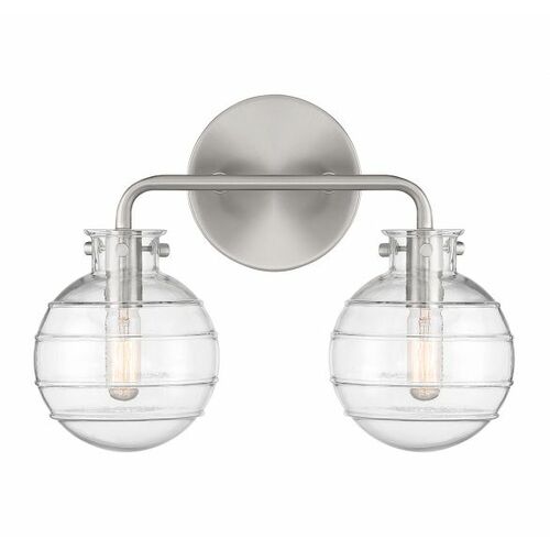 Savoy House Mason 13.50-Inch Bath Light in Satin Nickel by Savoy House 8-4300-2-SN