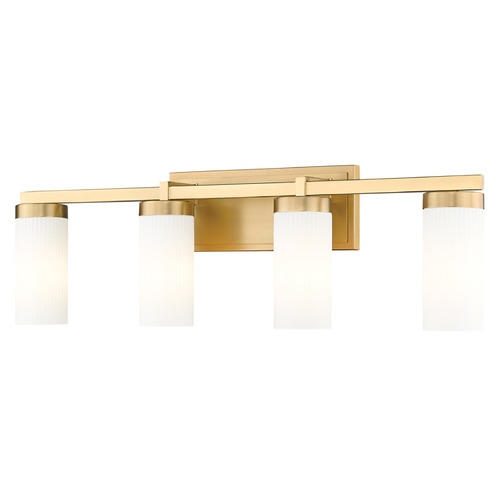 Z-Lite Z-Lite Danica Modern Gold Bathroom Light 3044-4V-MGLD