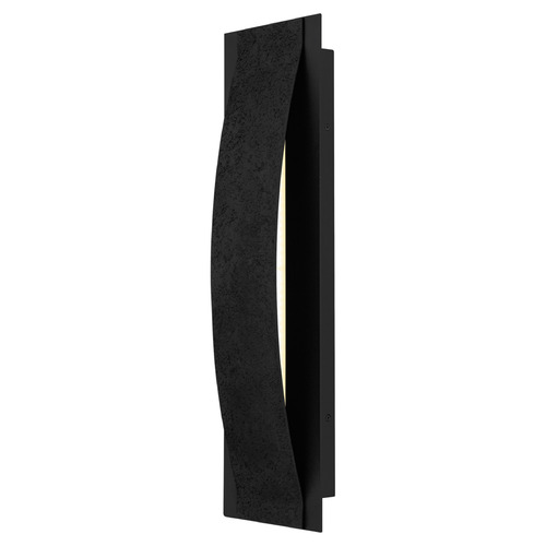 Quoizel Lighting Quoizel Lighting Onyx Earth Black LED Outdoor Wall Light ONX8407EK