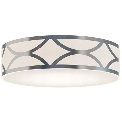 Afx Lighting Lake Painted Nickel LED Flushmount Light