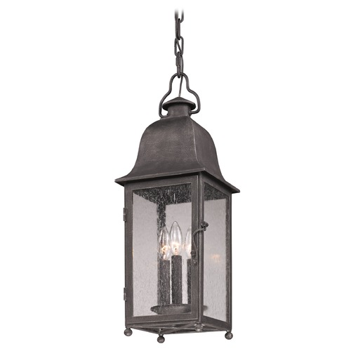 Larchmont 23.50-Inch Outdoor Hanging Lantern in Aged Pewter by Troy Lighting